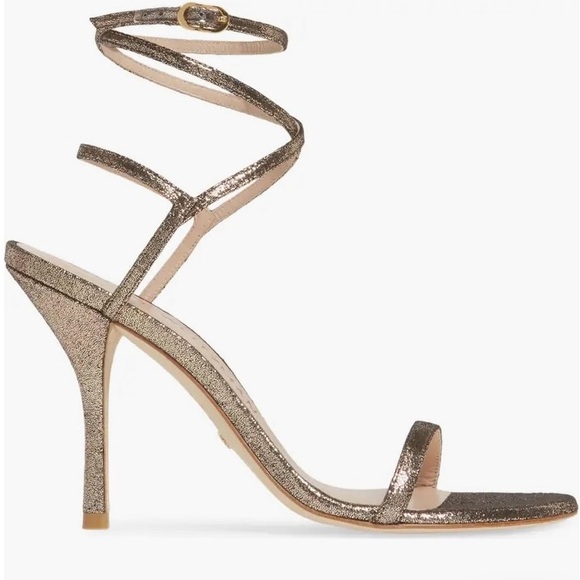 💕*NIB* Stuart Weitzman Merinda Black High Heel Sandal Women’s Size 6 💕 - Picture 10 of 11